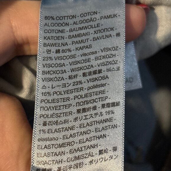 Levi's Classic Straight Jeans 28 x 32 6L Dark Wash Stretch Tall 6 Long - Picture 8 of 8